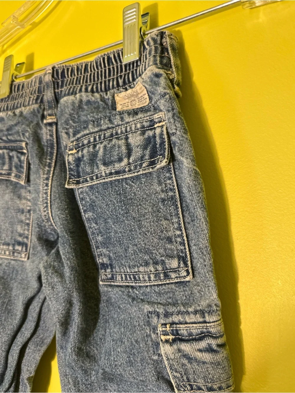 OshKosh B'gosh Dark Blue Kids Cargo Jeans